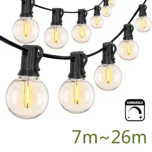 G40 LED String Lights Outdoor Patio Party Globe Bulbs String Lamp For Christmas Street Garden Camping Terrace Decoration
