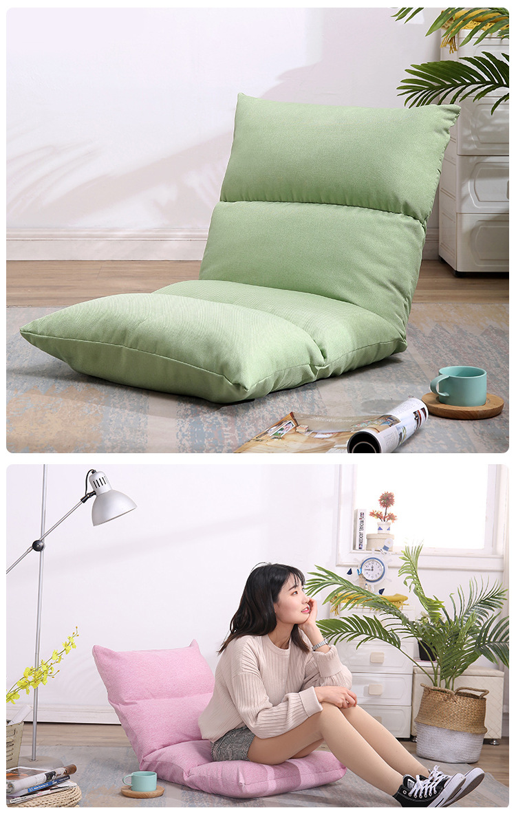 UVR Single Small Sofa Chair Folding Bed Chair Bay Window Chair Floor Chair Lazy Sofa Cushion Tatami Adjustable Back Chair 22 img ibank 2020 538 608 13553806835 1312255865
