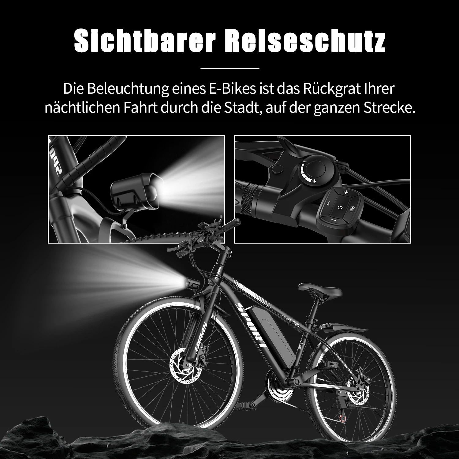 DEEPOWER G26 500W Electric Bike for Adults 48V 10AH Removable Battery Electric Bicycle 26" All-Terrain E-Bike with LCD Display 12 kf A02982701c28a488481f57f6864bd2141n