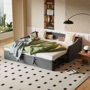 2-seat bed Couch Couch bed 90/180x cm with slatbed bed 2-seater Couch Convertible tensible bed