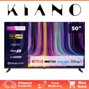 Kiano Elegance 50 'Vidaa Smart TV D-LED DVB-T2/S2