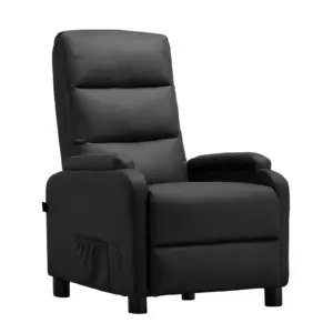 COMHOMA Relax armchair TV armchair with reclining armchair, feather pillow with footrest single lounger armchair living room bedroom home theater