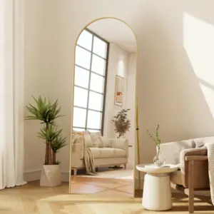 Large floor mirror for bedroom, full-length, full-length, mirror-length, full-length, metal-frame, large-leg mirror