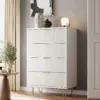 white-4-drawers