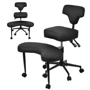 Meditation Chair Relaxing Chair with Wheels Height Adjustable Seat with Lumbar Support for Adults Fidget and Yoga