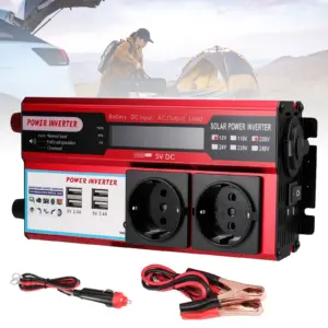 4000W Pure Sine Wave Inverter 12V To 220V/230V 50/60HZ Power Inverter With LED Display Intelligent Digital Display