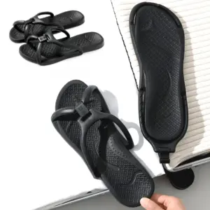 Folding Travel Flip Flops Light Hiking For EVA Shower Suitcases
