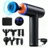 99 Gears Massage Gun Smart Fascia Gun Electric Neck Massager Tool for Body Massage Relaxation Fitness Muscle Pain Relief