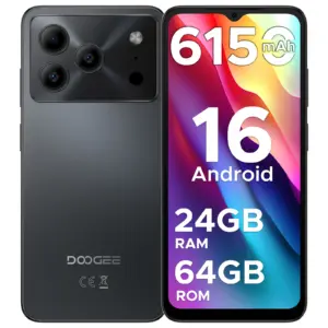 Global Version DOOGEE Note 56 Smartphone Android 16 6150mAh Large Battery 6.56'' 90Hz Display 24GB 64GB 8MP Camera Mobile Phone