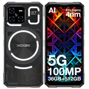 International Model DOOGEE Blade GT Ultra 5G Rugged Phone LED Light Effect Dimensity 7300 6.72" 16GB 512GB Thin Design Phone