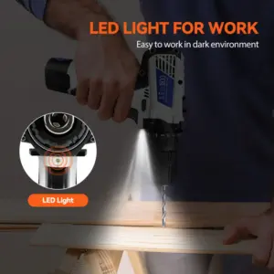 12V Cordless Electric Drill Set Dual-Speed 3/8Inch Keyless Chuck 45Nm Electric Screwdriver Hand Drill for Home DIY Electric Tool 3 kf A820c97d4c292459098fc53b6c9cb8d03M