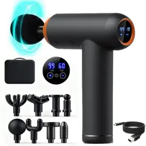 Massage Gun Electric Neck Massager 99 Gears Smart Hit Fascia Gun for Body Massage Relaxation Fitness Electric Muscle Massag