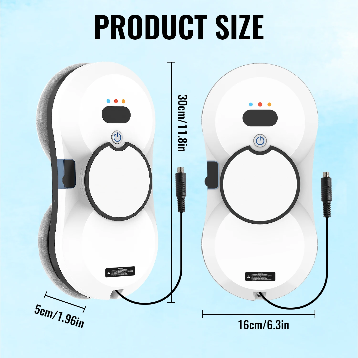 5600PA Suction Smart Window Cleaner Robot Automatic Water Spray Glass Cleaner Washer Remote Control Robot Vacuum Cleaner 15 kf Abcad9fce07df416c97dcebd4e58bff13r