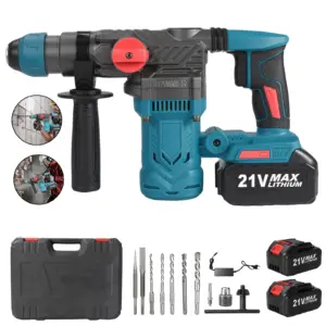 Brushless Electric Hammer Impact Drill Multifunctional Rotary Cordless Screwdriver Rotary Tool For Makita 21V Battery