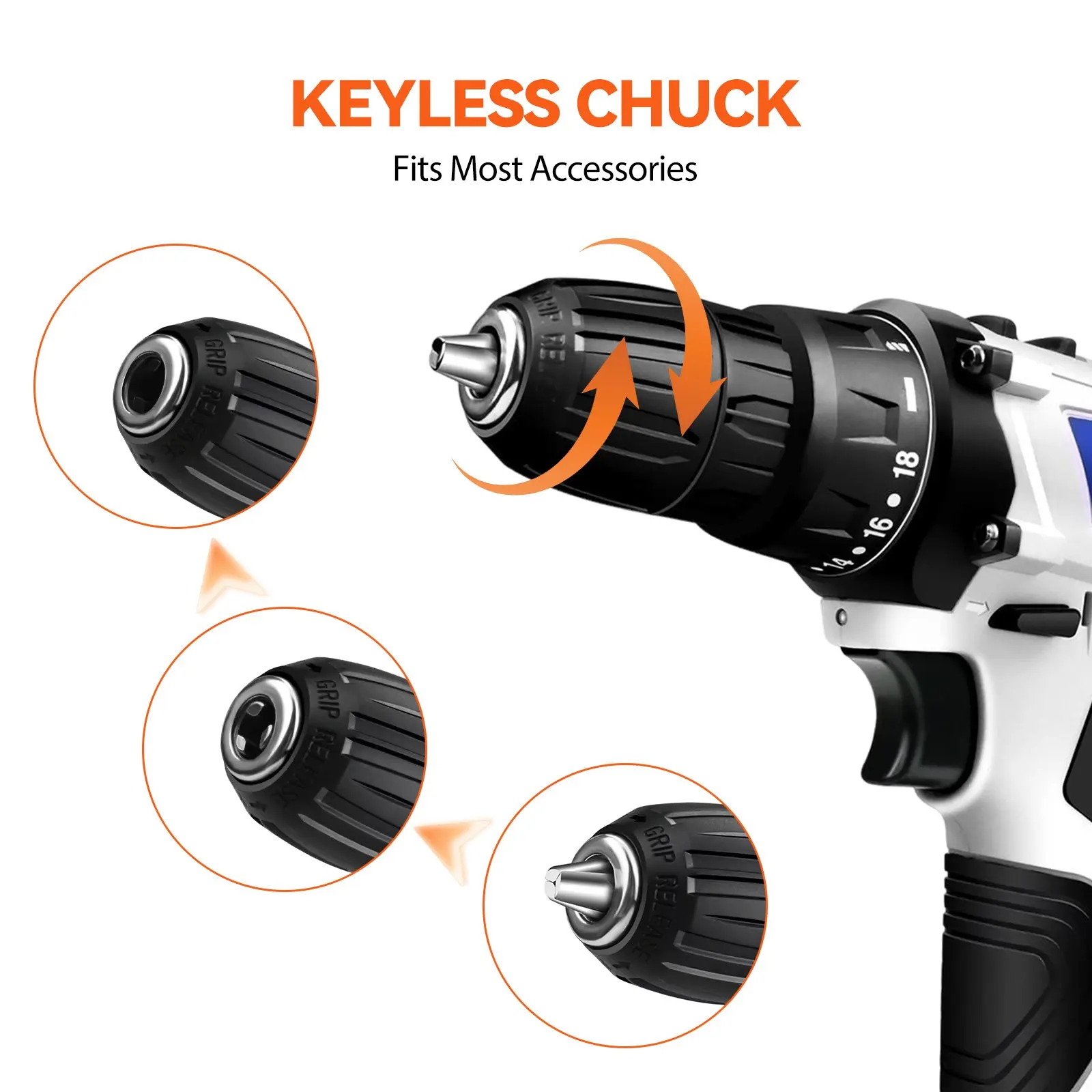 12V Cordless Electric Drill Set Dual-Speed 3/8Inch Keyless Chuck 45Nm Electric Screwdriver Hand Drill for Home DIY Electric Tool 9 kf Ad6ac8fe129b74edd8e15f2867bd6fc05s