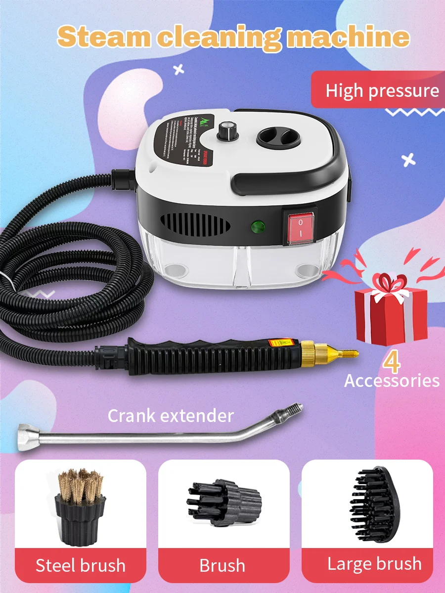 2500W Steam Cleaner High Temperature Sterilization Pressure Jet Washer Machine for Home Car Kitchen Air Conditizer 220V EU Plug 11 kf Adacfc739509c4dc1bef7520b62819f6cW