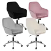 Office Chair Rotating Office Chair velour for desk adjustable various colors