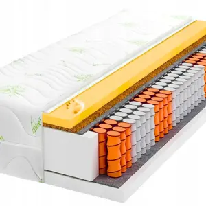 ALOES VISCO spring mattress double-sided medium hard pocket springs 90x200 120x200 140x200 Materazzi