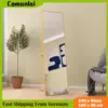 Comanlai Rectangle Full Body Mirror,Full-length Mirror with Aluminum Alloy Frame,Standing or Leaning,Floor Mirror for Bedroom