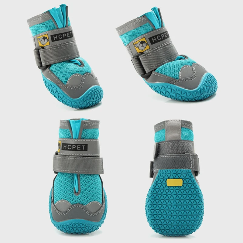4Pcs/Set Dog Shoes for Large Dogs Breathable Professional Outdoor Dog Shoes Anti-Slip Durable Pet Shoes for Hiking Rubber Sole 9 kf H1fd8997478884cbcafd677f7800a6c9eN 4Pcs Set Dog Shoes for Large Dogs Breathable Professional Outdoor Dog Shoes Anti Slip Durable Pet