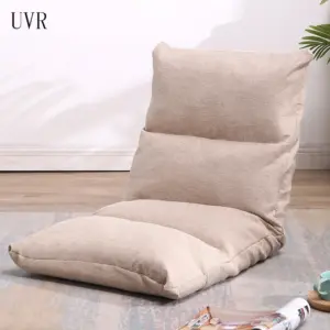 UVR Single Small Sofa Chair Folding Bed Chair Bay Window Chair Floor Chair Lazy Sofa Cushion Tatami Adjustable Back Chair