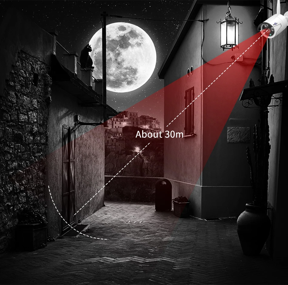 Hiseeu 3/5/8MP WiFi CCTV Camera Security System IR Night Vision Bullet Camera Set 10CH NVR Wireless CCTV Surveillance System 16 kf H54ea12d25fd44296ba7972578403ad57R