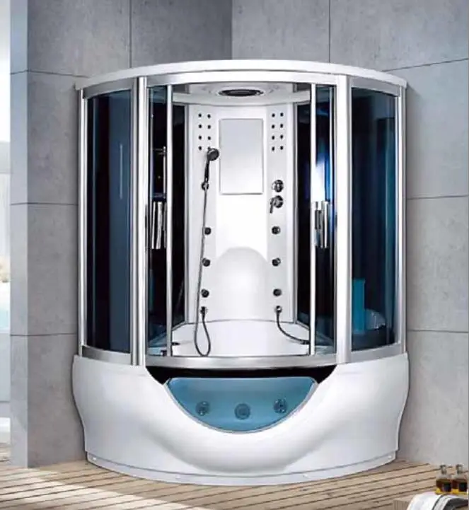 1500X1500X2150mm Double Person Bathroom Steam Shower Enclosure Mult-Functional Computer Control Wet Sauna Room A-082 8 kf HTB1cX3gXjzuK1Rjy0Fpq6yEpFXaE