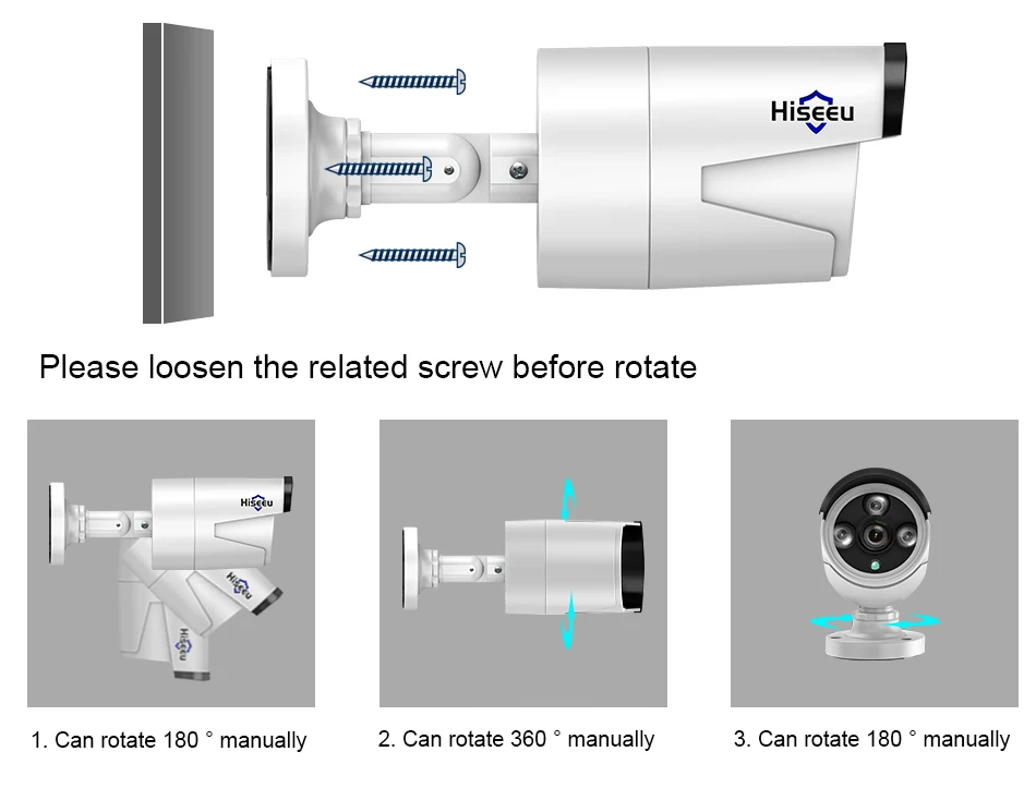 Hiseeu 3/5/8MP WiFi CCTV Camera Security System IR Night Vision Bullet Camera Set 10CH NVR Wireless CCTV Surveillance System 43 kf Hd6341b7aecd34ab68b33b49f07872aeas