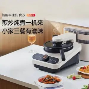 new multi-function portable Intelligent cooking machine new style Mini household small automatic cooking machine Robot