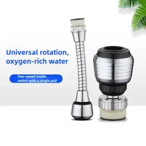 Water Tap Extension Water Faucet Extender Anti-Splash Heads Kitchen Faucets Extender Spare Parts Faucets Extended Aerator Filter