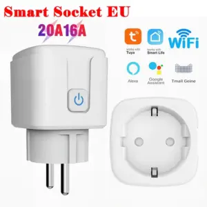 Smart Socket EU 16A/20A Wifi Smart Plug Zigbee Power Monitoring Smart Home Voice Control Support Google Assistant Alexa