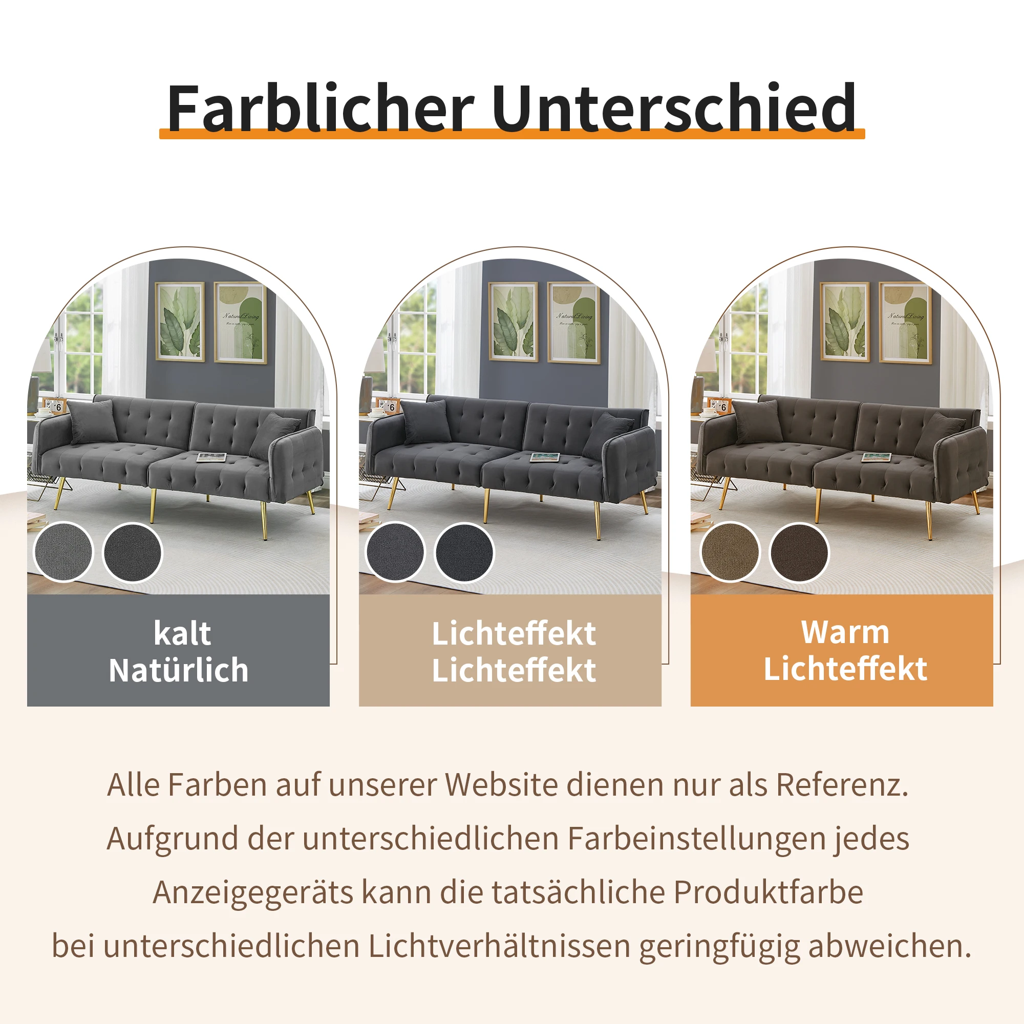 Two-seater multifunctional sofa bed with bed function, adjustable backrest. Modern folding sofa bed for living room 11 kf S024b888de67f4971ad066233599e710dX