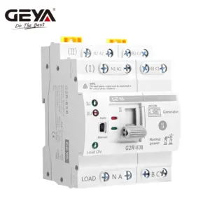 GEYA G2R ATS Mini Automatic Transfer Switch 220V Din Rail Dual Power Electrical Selector Switches Uninterrupted Power 63A 110V 4 kf S026c219f7eb84272a345d6c9d9a40ea3n