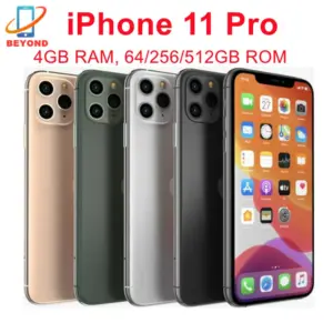 Apple iPhone11 Pro 64GB 256GB ROM Original 5.8" Super Retina OLED A13 IOS iPhone 11 Pro 11Pro Face ID Genuine Unlocked 4G LTE