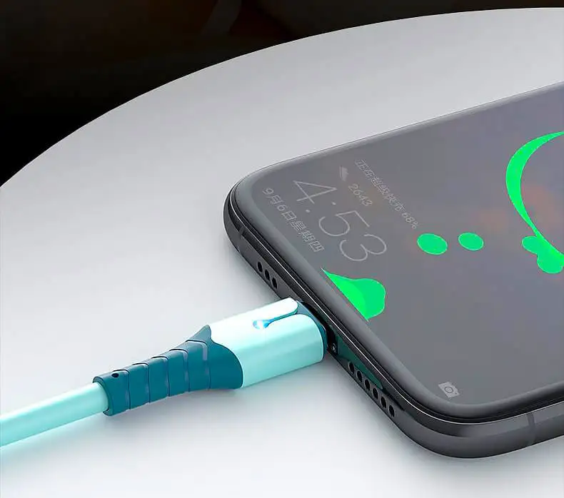 USB Type A To USB Type C Or Micro USB Liquid Silicone Data Cable With Light Applicable Android USB C Mobile Phone 14 kf S03c2ccab1d2c4d9bb5c12587aa0b5a57j