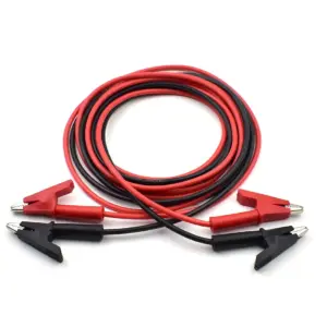 Alligator Clip to Alligator Clip Heavy Duty Silicone Jumper Wire,Alligator Clip Electrical Test Leads 12AWG 5.9 ft.