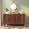 Rosahqnda Chest of Drawers Bedroom,4/6 Drawers,Wood Living Storage Unit, Sideboard for Office Living room