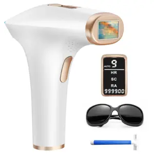 jooyee IPL Hair Removal Laser 999900 Flashes Facial Body Arms Bikinis Safe & Effective Photoepilator Home Use For Women Men