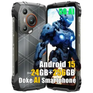 Blackview BL7000 5G Outdoor Mobile Phone AI Smartphone Android 15, 7.68 ''Display 120Hz, Dimensity 6300 5G Rugged Phones 7500mAh