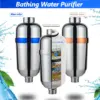 Bathroom Shower Head Filter Bathing Water Purifier Water Treatment Filtering Device Softener Impurities Removal for Home Hotel