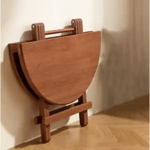 Drop Leaf Table Space Saving Folding Dining Table Collapsible Extension Dinner Kitchen Office Desk For Apartment Kitchen Dining