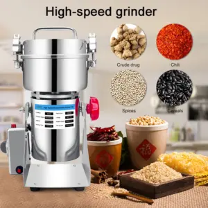 Parts Free Big Capacity 800G 3000W Herb Grinder Coffee Machine Grain Spices Mill Medicine Wheat Mixer Dry Food Grinder