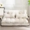 120cm Vacuum Compression Folding Sofa for Leisure and Two Uses, Five-level Adjustable Arc, Suitable for Small Apartments