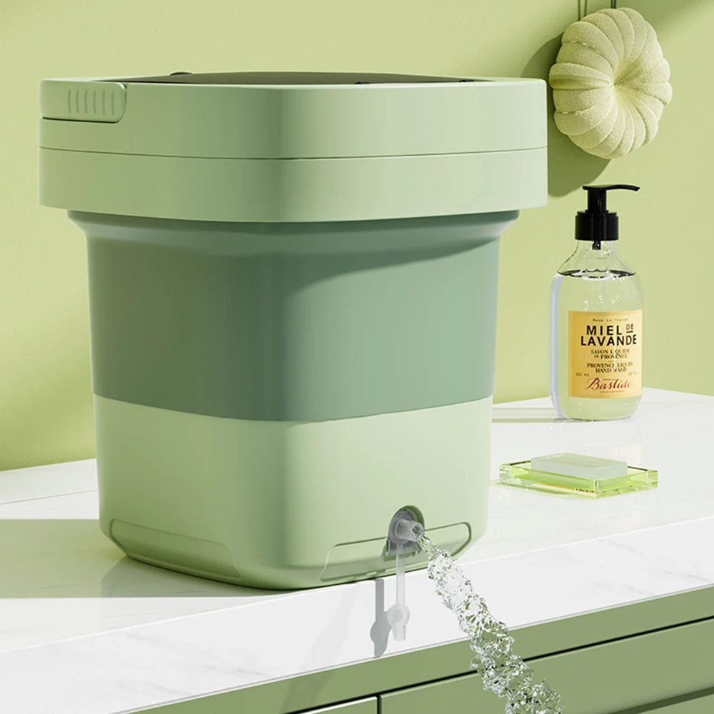 Ultrasonic Folding Portable Washing Machine 6L 11L Big Capacity with Spin Dryer Bucket for Clothes Travel Home Underwear Socks 21 kf S079b145bdf4f4b3f8b4d3af7fce5dd04y