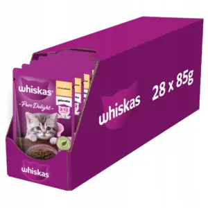 Whiskas Junior Chicken Food For Kittens 28X85G