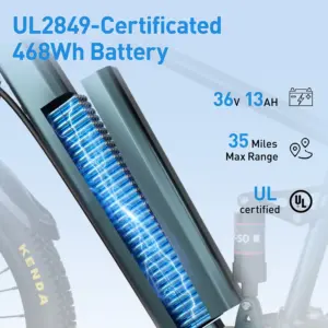 Aairsk GT900 Adult Electric Bike Peak 540W 36V13AH Battery Commuter E-bike Off-road 24inch Tire City Dual Suspension E-Bicycle 3 kf S090abcd4a1954890a5f724a0c53fe376z