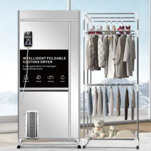 Portable Electric Clothes Dryer, 1600W Heated Clothes Airer,Travel Heated Clothes Dryer with Timer,Electric Clothes Dryer 2 kf S0a680bac5f30411a9ec74493579846eaY