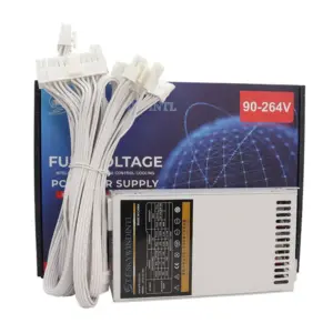 T.F.SKYWINDINL 600W Full Modular 1U Flex ATX PSU PC Power Supply 110-264V ENP-7660B For K39 A4 S3 G5 ITX Mini Case Game Desktop