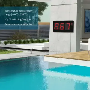 Bathroom thermo industrial swimming pool sauna room water tempe gauge indoor high-precision cold storage large screen display 4 kf S0ea7c408bd6b47e5977e27445f9c61c71