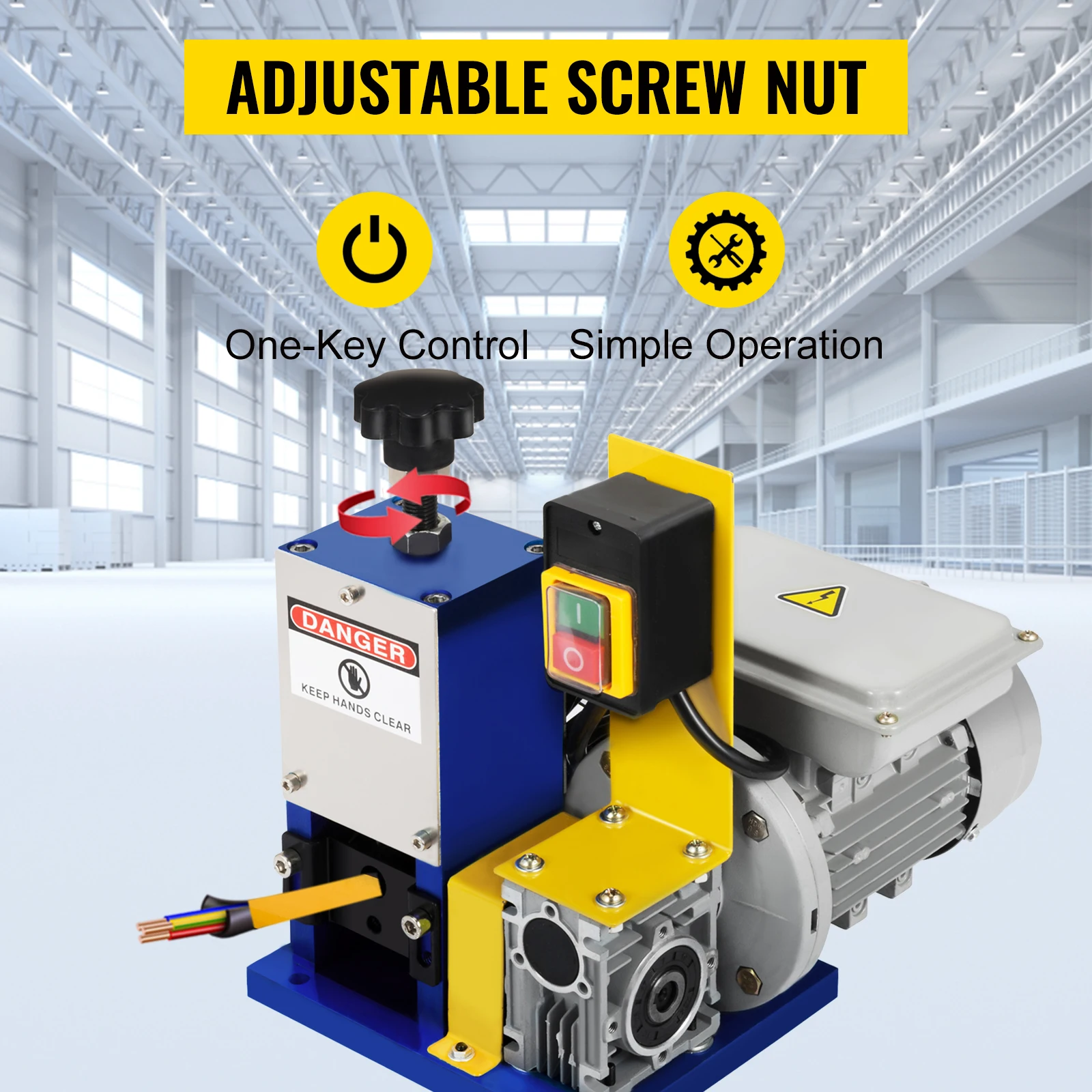 Sihao Electric Wire Stripping Machine Three Type With Cable Stripper Machine Metal Tool Extra Blade Copper For Recyle 15 kf S0f217c25c10143f092fca72c53a7499ap